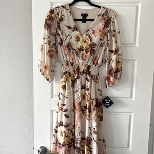 Ladies floral cocktail dress
